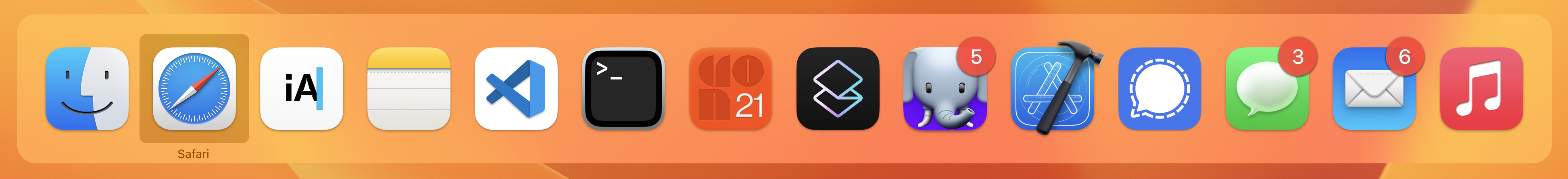 The ⌘-Tab app switcher works on Mac and iPad!